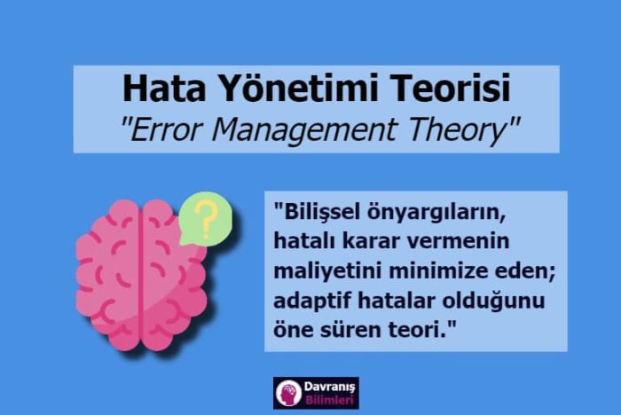 Hata Yönetim Teorisi - Error Management Theory